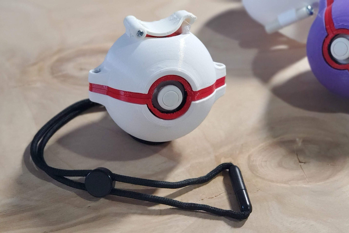 Pokeball Plus Auto-Catch Case V1 — 3D Printed Protective Cover for Pokemon GO Autocatcher, Custom Pokeball Design, Gift for Pokemon Trainer