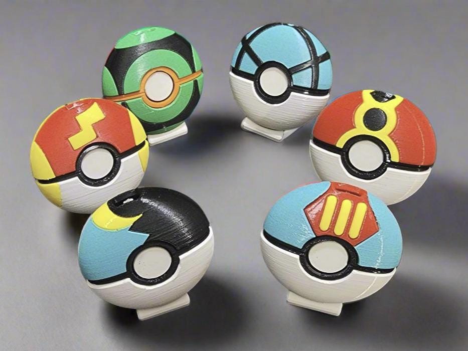 Pokemon GO Plus+ 3D Printed Case — Sleeper & Regular Fit, Custom Pokeball Design Cover, Autocatcher Protective Shell, Pokemon Trainer Gift