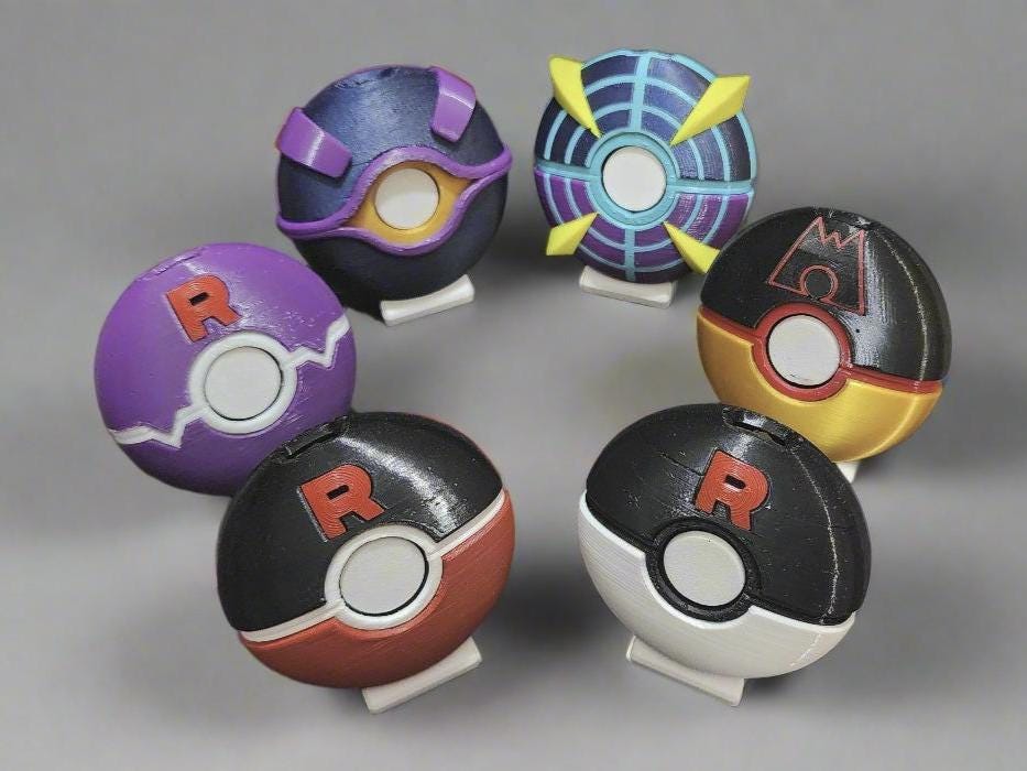 Pokemon GO Plus+ 3D Printed Case — Sleeper & Regular Fit, Custom Pokeball Design Cover, Autocatcher Protective Shell, Pokemon Trainer Gift