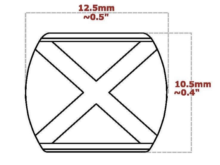 Caribbean Flag Jewelry Beads for Hair or Charms: Jamaica