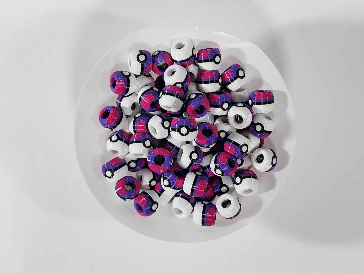 Pokemon Inspired Beads for Hair or Charms Cosplay