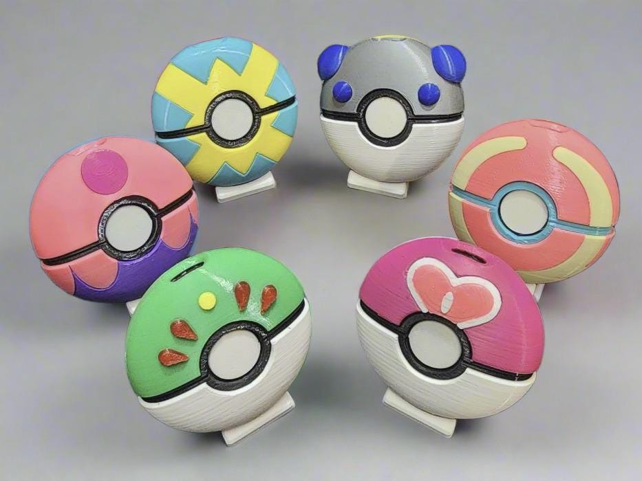 Pokemon GO Plus+ 3D Printed Case — Sleeper & Regular Fit, Custom Pokeball Design Cover, Autocatcher Protective Shell, Pokemon Trainer Gift
