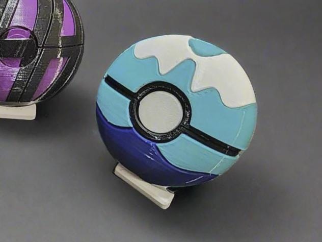 Pokemon GO Plus+ 3D Printed Case — Sleeper & Regular Fit, Custom Pokeball Design Cover, Autocatcher Protective Shell, Pokemon Trainer Gift