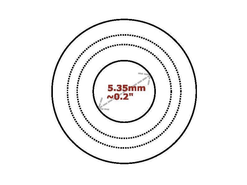 Caribbean Flag Jewelry Beads for Hair or Charms: Cuba