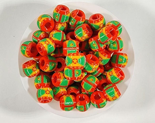 Caribbean Flag Accessory Beads and Charms: Grenada