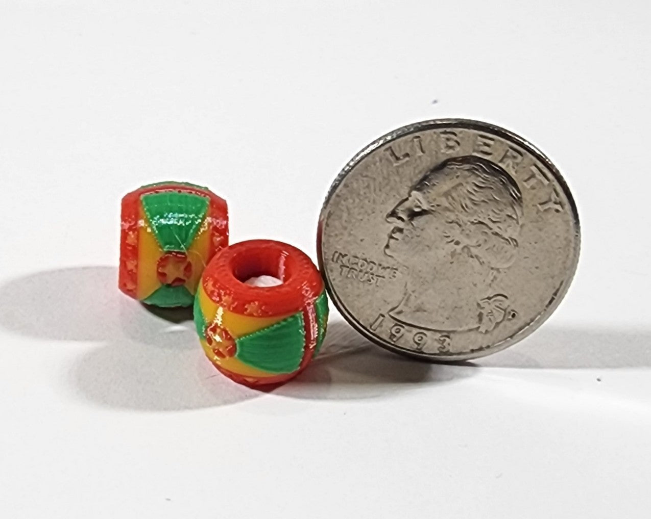 Caribbean Flag Accessory Beads and Charms: Grenada